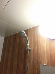 バスルーム　メタルシャワーヘッド